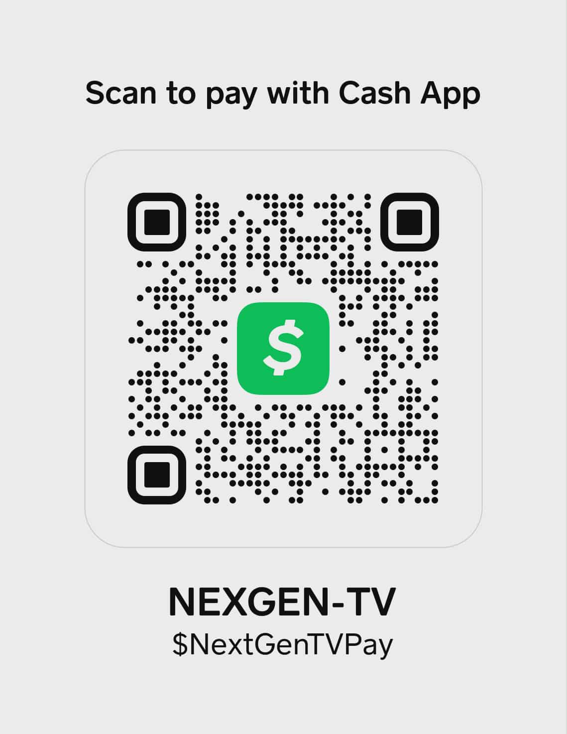 CashApp QR Code